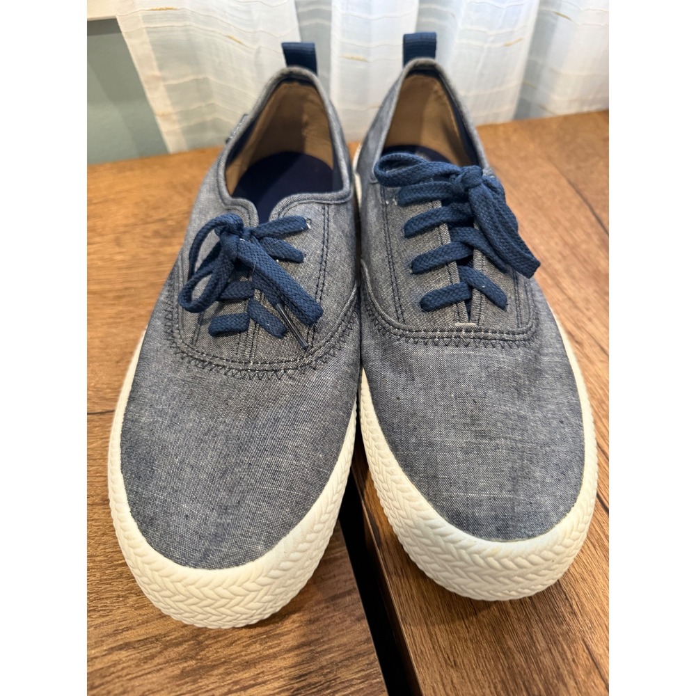 Sperry Women's Blue Denim Canvas Boat Shoes Sneakers‎ Size 9.5M